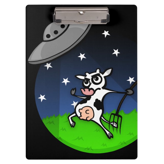 Porte-bloc FUNNY CARTOON VACHE ALIEN PORTE - BLOC d'enlèvemen (Devant)