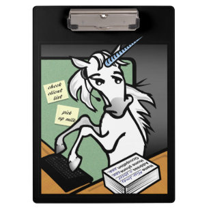 PORTE-BLOC FUNNY CLERICAL UNICORN PORTE - BLOC