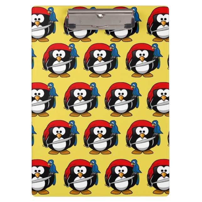 Porte-bloc Funny Pirate Pinguin (Devant)