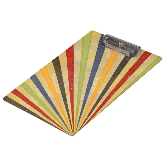 Porte-bloc Funny Retro Grunge Rays + votre idée (Incliné)