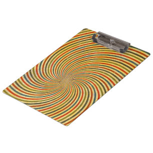 Porte-bloc Funny Retro Grunge Swirl + votre idée