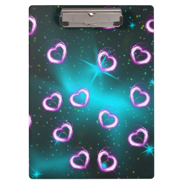 Porte-bloc Galaxie de coeur (Devant)