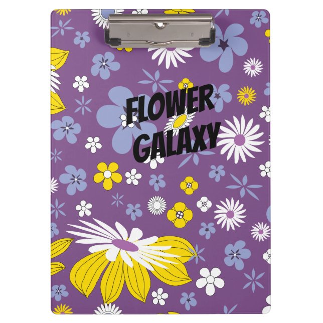 Porte-bloc Galaxie Fleur Personnaliser (Devant)