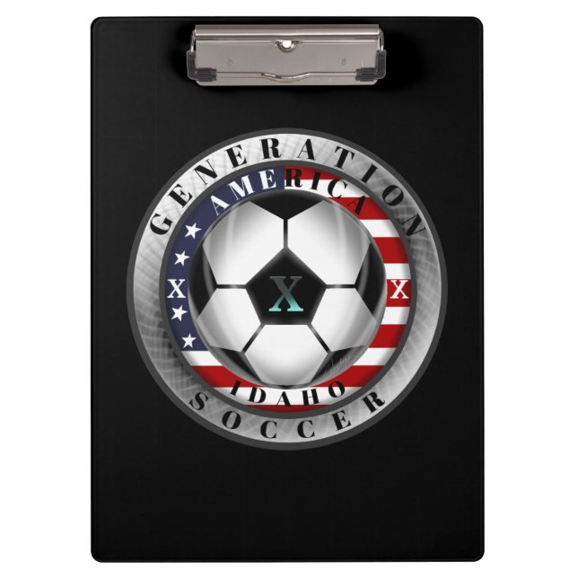 Porte-bloc Génération X American Soccer. (Devant)