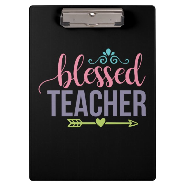 Porte-bloc Gifts Teacher | Blessed Teacher (Devant)