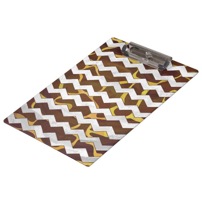 Porte-bloc Giraffe Brown et jaune (Incliné)