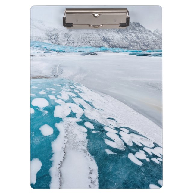 Porte-bloc Glace de glacier gelée, Islande (Devant)
