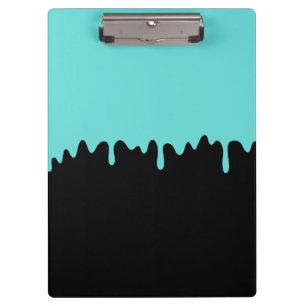Porte-bloc Glissant turquoise