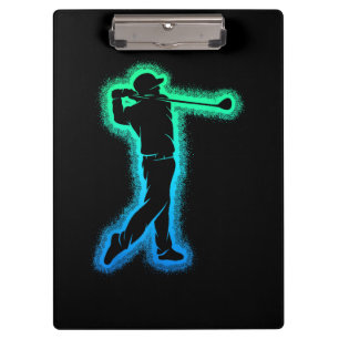 Porte-bloc Golf Club Golfer Enfants garçons Hommes Golfing