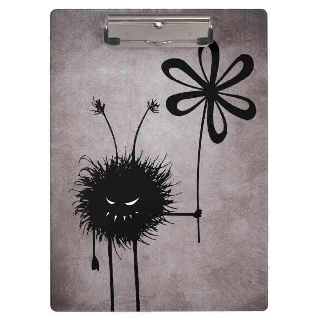 Porte-bloc Goth Evil Flower Bug Déplaisant Cool (Devant)