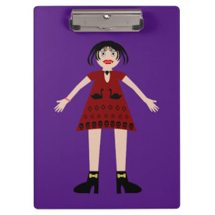 Porte-bloc Gothique Halloween Vampire Lady