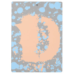 Porte-bloc Graffiti Art Peinture à motifs noir et bleu des a