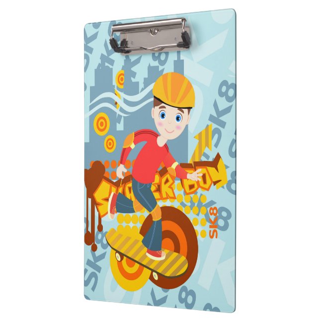 Porte-bloc Graffiti skboard enfant fête d'anniversaire (Gauche)