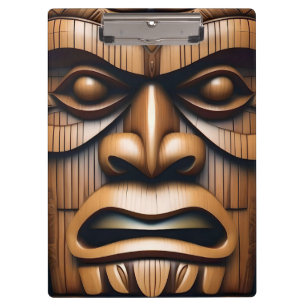 Porte-bloc Grain de bois Nouvelle-Zélande Tiki,