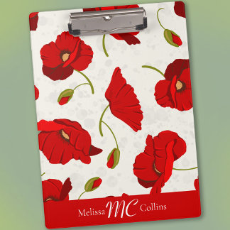 Porte-bloc Grand, audacieux, Porte - bloc Red Poppies