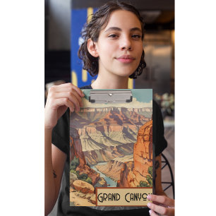 Porte-bloc Grand Canyon Paysage Vintage Sud-Ouest