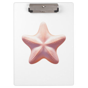 Porte-bloc Grande étoile de mer rose