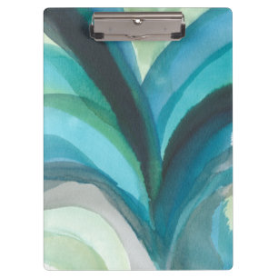 Porte-bloc Grande feuille bleue I