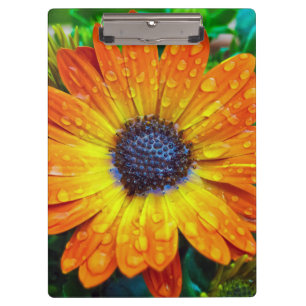 Porte-bloc Grande Fleur d'or près