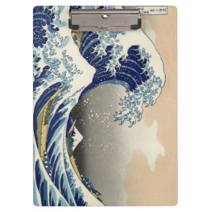 Porte-bloc Grande Vague au large de Kanagawa & Mont Fuji Mer