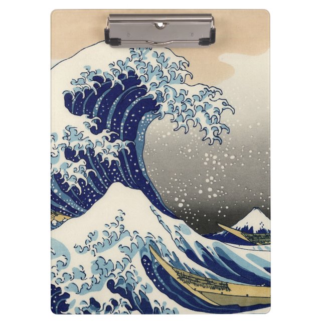 Porte-bloc Grande vague Kanagawa peinture japonaise (Devant)