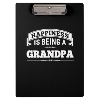 Porte-bloc Grandfather Gift | Happiness Is Being A Grandpa