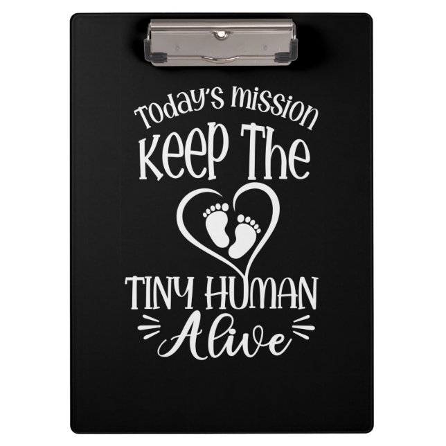Porte-bloc Grandfather Quotes | Keep The Tiny Human Alive (Devant)