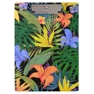 Porte-bloc Graphique de fleur d'Aloha de Hawaii tropical