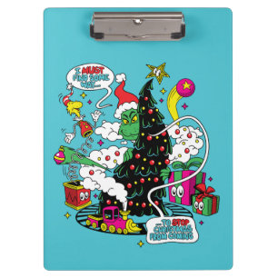 Porte-bloc Graphisme coloré de Noël de Grinch