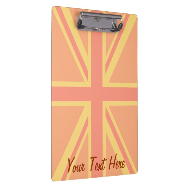 Porte-bloc Gras orange Union Jack Britanniques Drapeau Swag (Swatch)