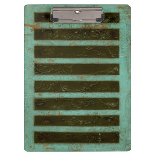 Porte-bloc Grate d'air turquoise contemporaine