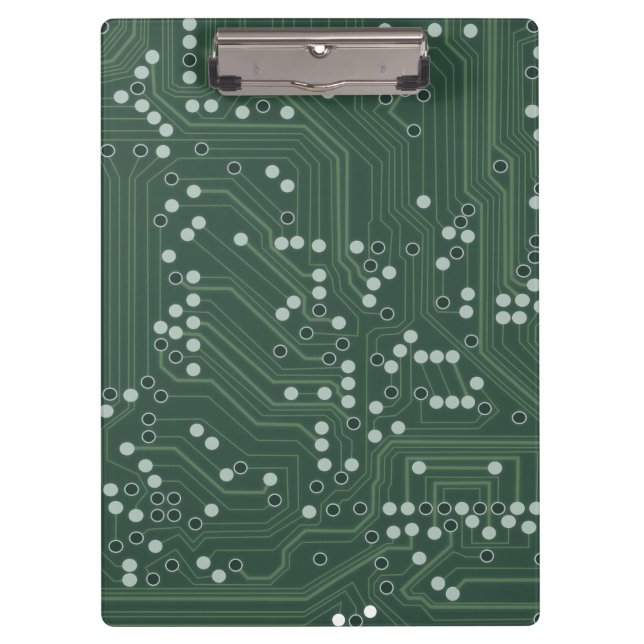 Porte-bloc Green Circuit Board Arrière - plan Art Motif (Devant)