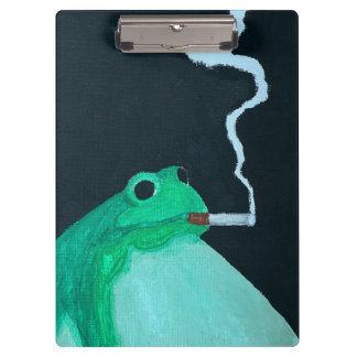 Porte-bloc Grenouille lunatique Art | Drôle Grenouille fantai