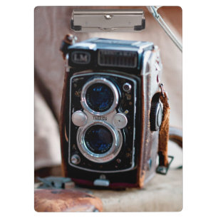 Porte-bloc Gros plan d'un appareil photo antique