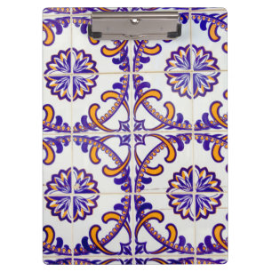 Porte-bloc Gros plan motif de carreaux, Portugal