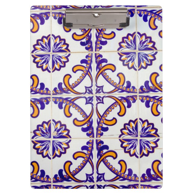 Porte-bloc Gros plan motif de carreaux, Portugal (Devant)