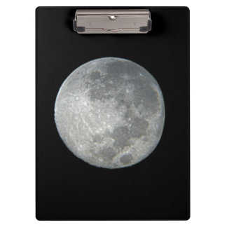 Porte-bloc Gros plan sur la pleine lune dans le ciel nocturne