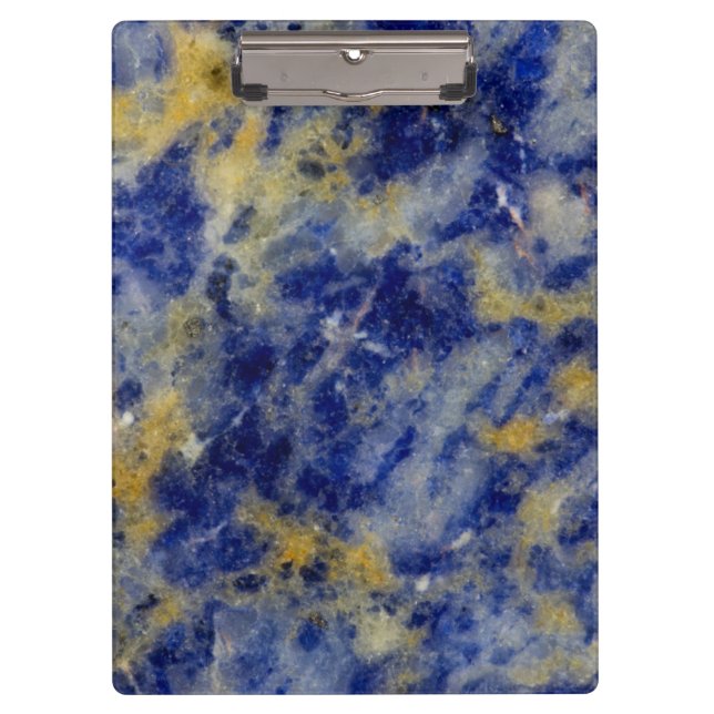 Porte-bloc Gros plan sur une sodalite bleue (Devant)