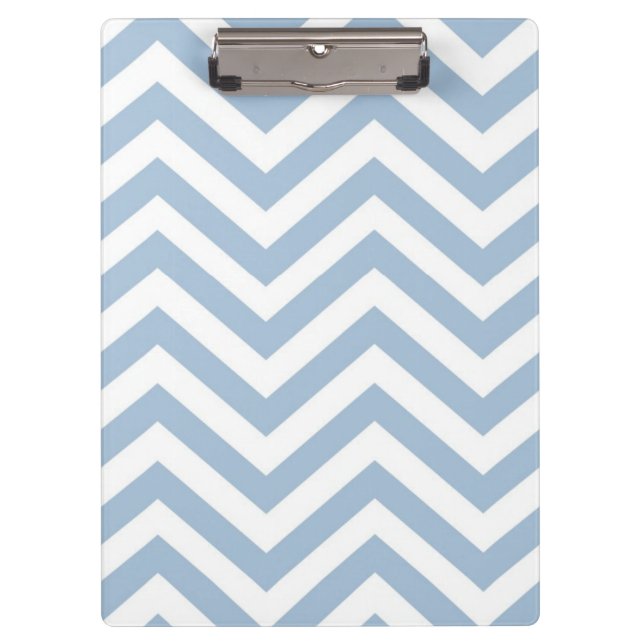 Porte-bloc Grunge bleu-clair Chevron texturisé (Devant)