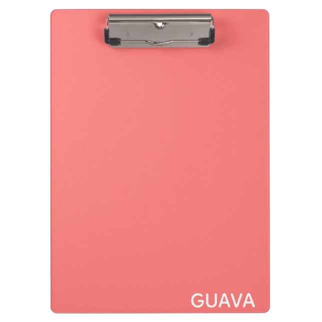 Porte-bloc Guava pink color name (Devant)