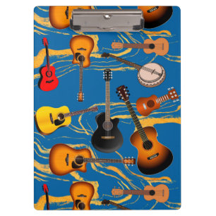 Porte-bloc guitare