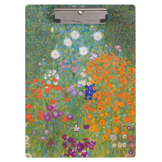 Porte-bloc Gustav Klimt Fleur Jardin Cottage Nature (Devant)