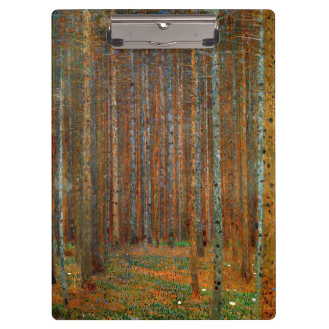 Porte-bloc Gustav Klimt - Forêt de pins de Tannenwald (Devant)