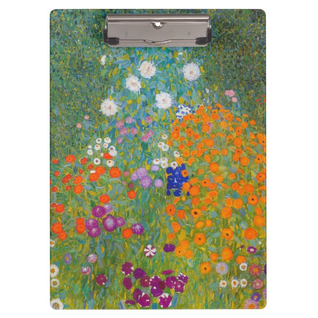 Porte-bloc Gustav Klimt - Jardin des fleurs (Devant)