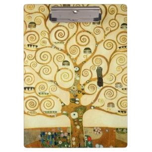 Porte-bloc Gustav Klimt L'Arbre De Vie Art Nouveau Vintage