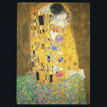 Porte-bloc Gustav Klimt The Kiss Vintage<br><div class="desc">Gustav Klimt Le Kiss Vintage Art Nouveau Peinture Le Kiss (En allemand : Der Kuss) a été peint par le peintre symboliste autrichien Gustav Klimt entre 1907 et 1908, le point culminant de sa période d'or, lorsqu'il peignit un certain nombre d'oeuvres dans un style doré similaire. Le tableau est largement...</div>