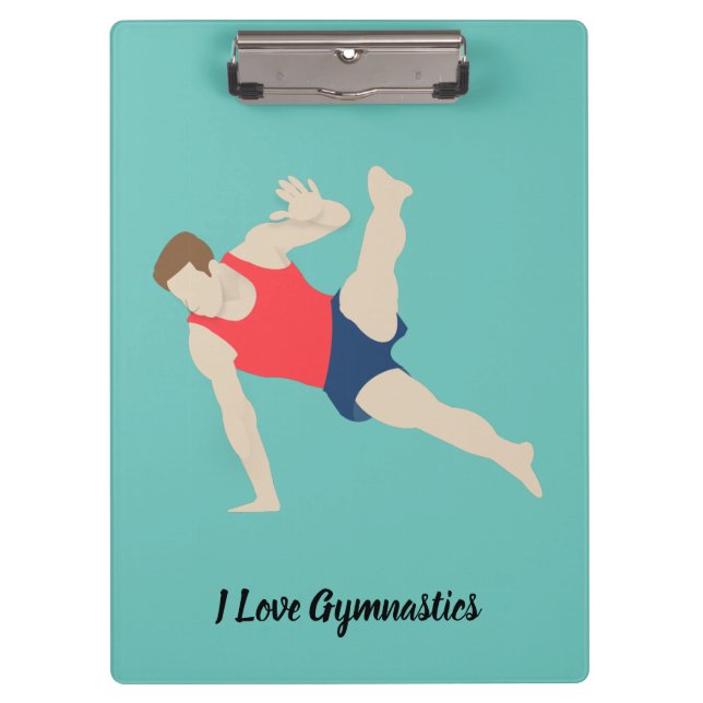Porte-bloc Gymnaste masculin (Devant)