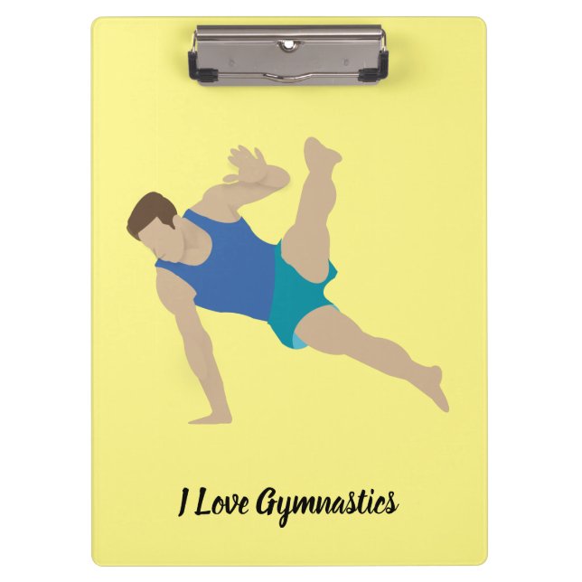 Porte-bloc Gymnaste masculin (Devant)