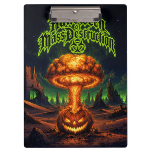 Porte-bloc Halloween de destruction massive Citrouille radioa