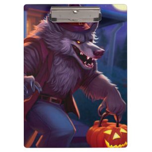 Porte-bloc Halloween/loup-garou/automne/automne